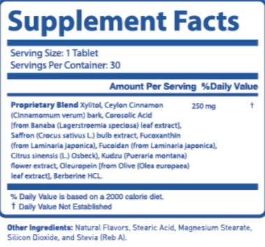 LeanBliss Supplement Facts
