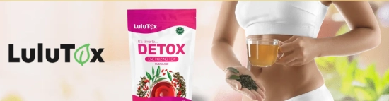 Lulutox Detox Tea Label