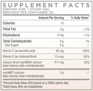 Muscle Genesis Supplement Facts